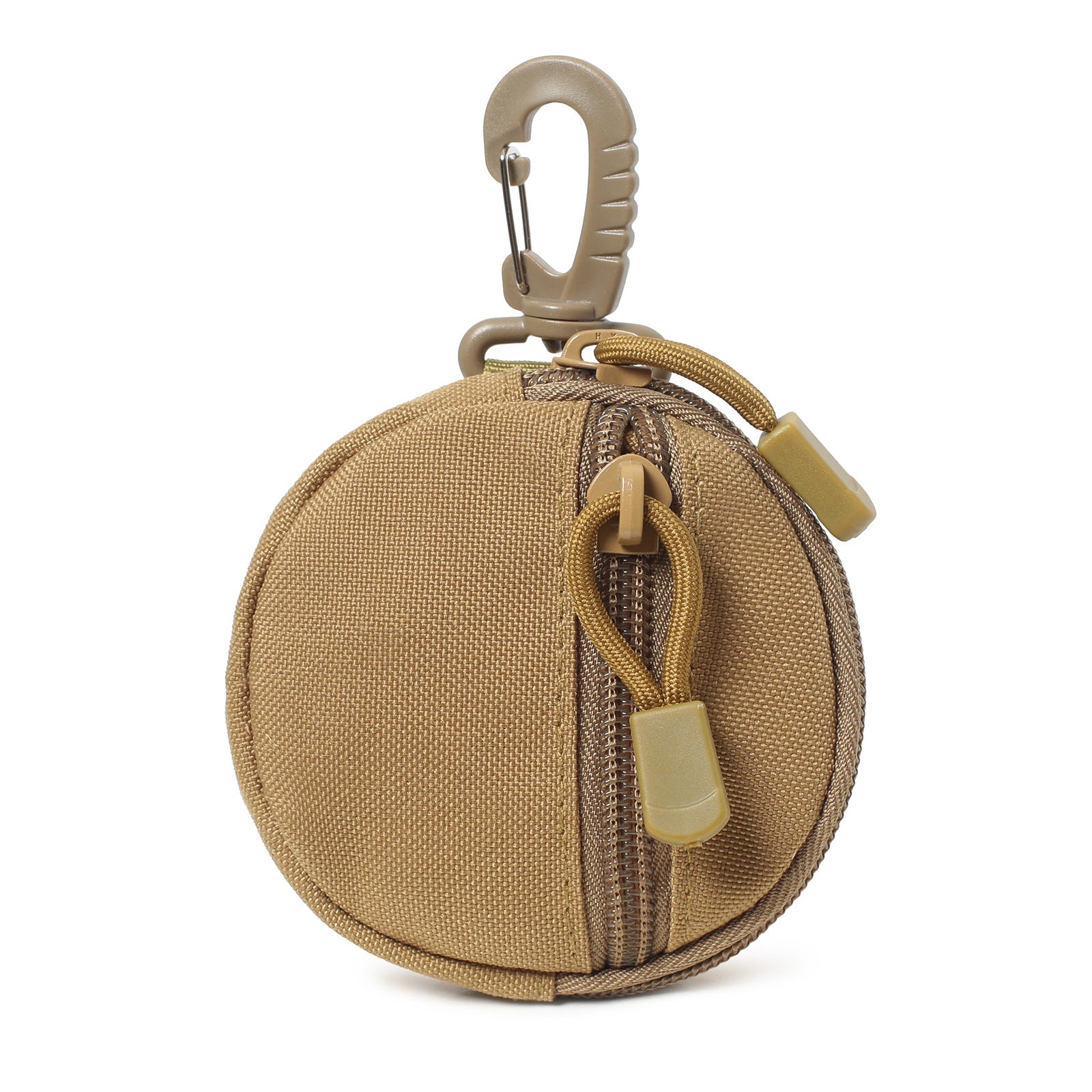 1000 D EDC Nylon Fabric Mini Key Earbuds Coin Pouch with Hook