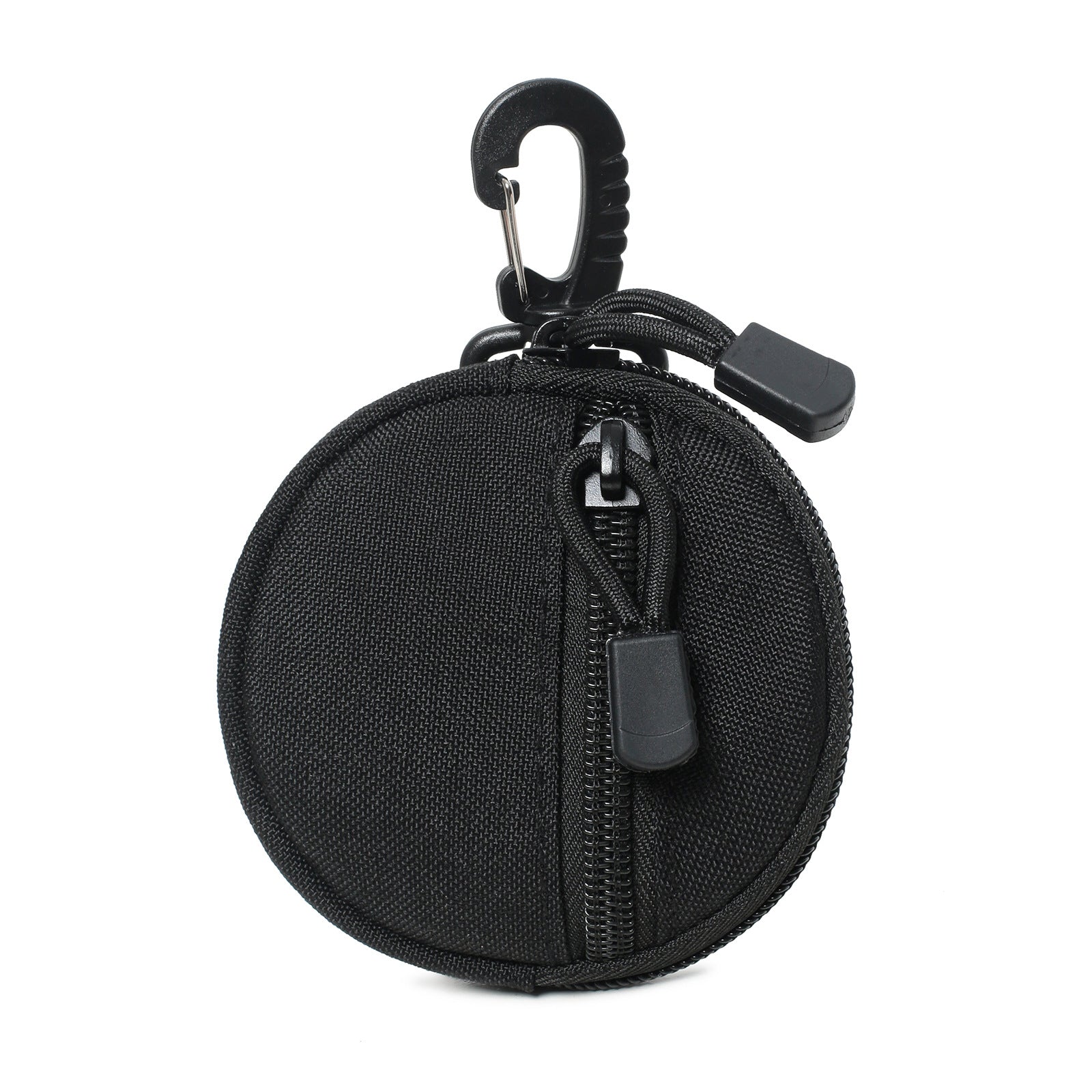 1000 D EDC Nylon Fabric Mini Key Earbuds Coin Pouch with Hook