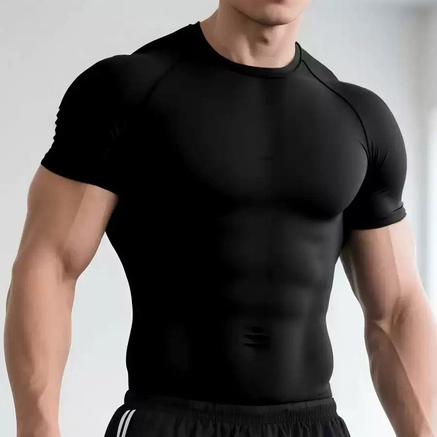 Men's Summer Quick Dry Compression Fitness Set Gym Wear