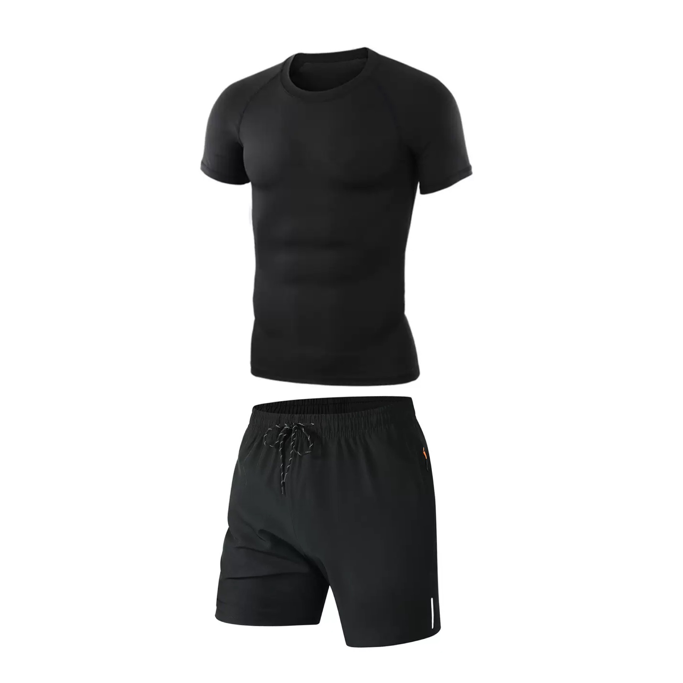 Men's Summer Quick Dry Compression Fitness Set Gym Wear